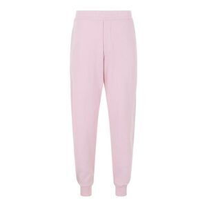Alexander McQueen Logo Tape Jogger Sweatpants Pink Mens